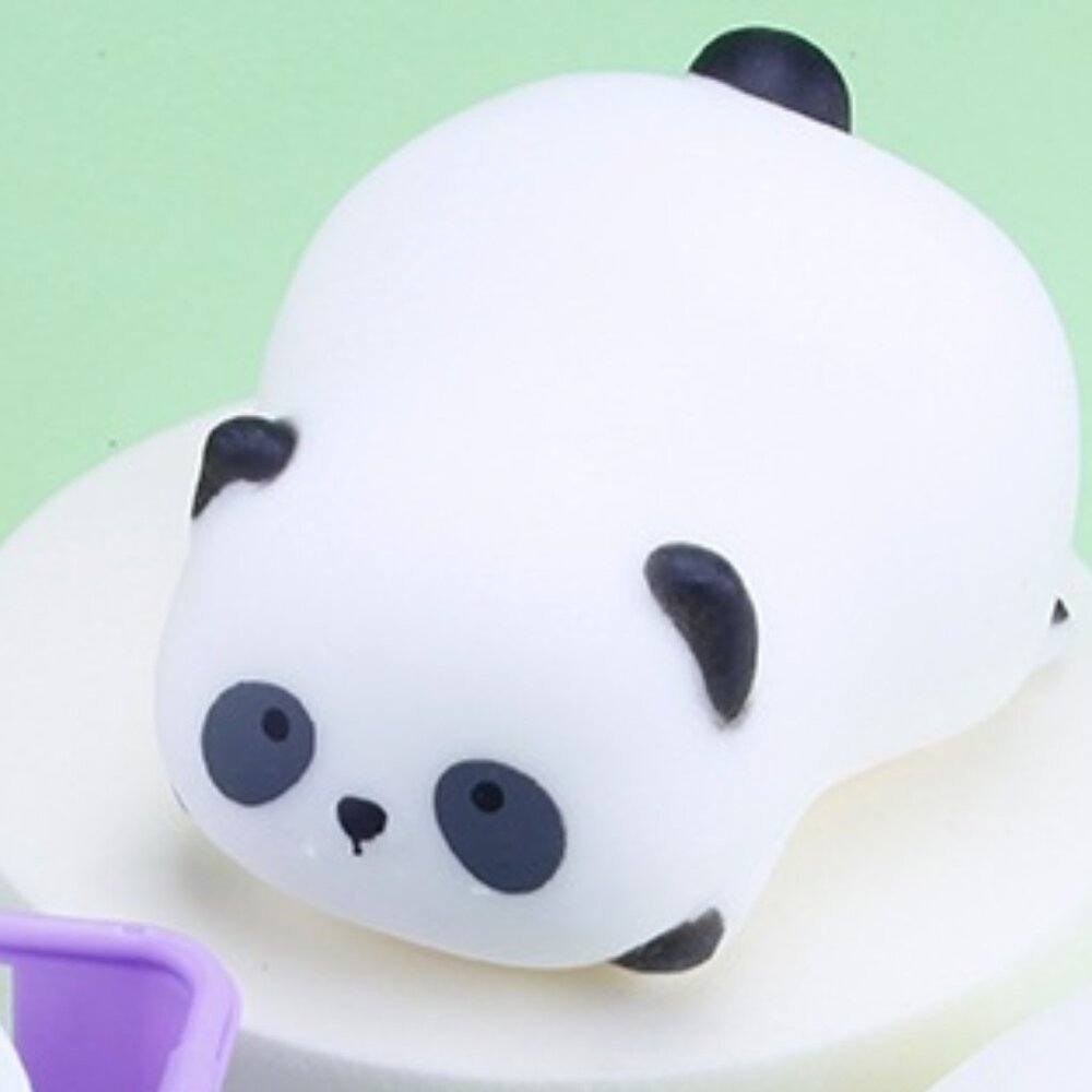 NWT Novelty Cute Panda Nee-doh Ice Cube Mold Stress Relief Slow Rebound Toy